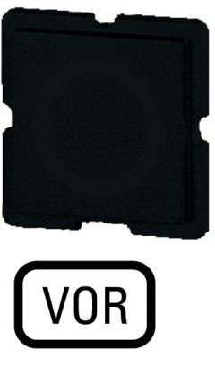 Eaton 190TQ25 Tastenplatte, schwarz, VOR , 090852