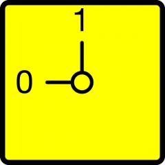 Eaton FS908GE-T0 Frontschild, NOT-AUS, gelb, für T0, T3, P1 , 003198