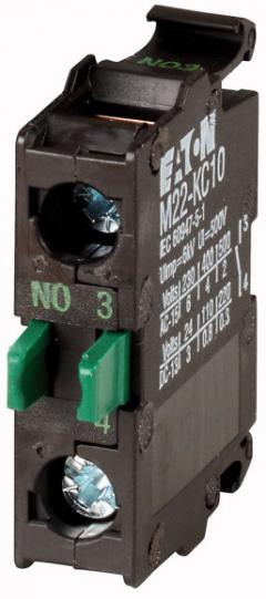 Eaton M22-KC10 Kontaktelement 1 Schließer, Bodenbefestigung, Schraubanschluss , 216380