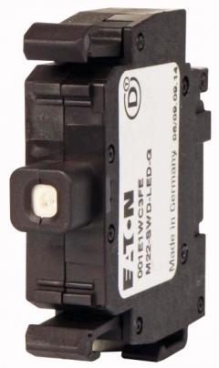 Eaton M22-SWD-LED-G Leucht-Funktionelement, SWD, LED, grün, Frontbefestigung , 115968