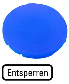 Eaton M22-XD-B-D14 Tastenplatte, flach blau, ENTSPERREN , 218189