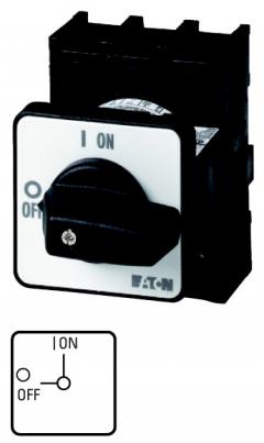 Eaton P1-25/E-RT/N EIN-AUS-Schalter, 3-polig + N, 25 A, NOT-AUS-Funktion, Einbau , 002425