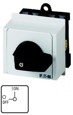 Eaton T0-1-102/IVS EIN-AUS-Schalter, 2-polig, 20 A, 90 °, Verteilereinbau , 015147