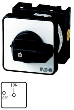 Eaton T0-2-10/E EIN-AUS-Schalter, 3-polig + N, 20 A, 90 °, Einbau , 011098