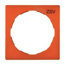 ELSO 363108 Zentralplatte für Steckdose bedruckt ZSV JOY orange