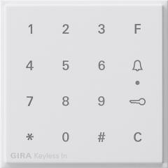 Gira 851366 Aufsatz Codetastatur TX_44 reinweiss
