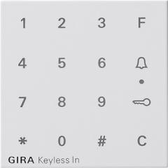 Gira 851327 Aufsatz Codetastatur System55 reinweiss m