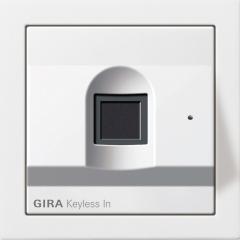 Gira 2617112 Gira Keyless In Fingerprint-Leseeinheit Flächenschalter Reinweiß