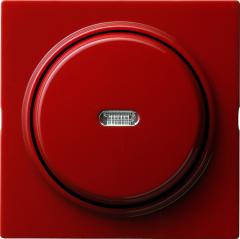 Gira 013643 Tast-Kontrollschalter AusWe Abd. S-Color Rot