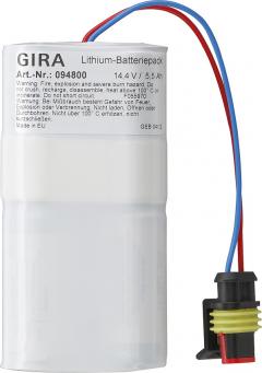 Gira 094800 Batteriepack 14,4 V Lithium Funk Alarm