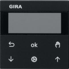 Gira 5366005 S3000 Display System 55 schwarz Jalousie- und Schaltuhr