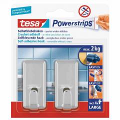 TESA 58051-10-0 PowerStripsHaken ch.Clas. 2 Stck. Large