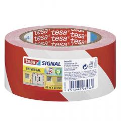 TESA 58134-00-00 Markierungsklebeb.rot/ws Universal, Signal