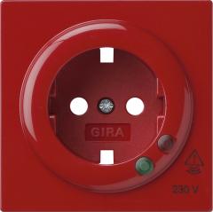 Gira 144143 Abdeckung SCHUKO Überspannungsschutz S-Color Rot