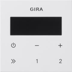 Gira 248003 Bedienaufsatz Unterputz-Radio RDS System 55 Reinweiß
