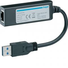 Hager HTG457H Schnittstellenadapter USB zu Ethernet