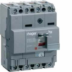 Hager HHA026H Leistungsschalter x160 4polig 25kA 25A