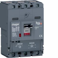 Hager HES025DC h3+ P160 3P3D 25A 70kA Leistungsschalter