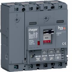 Hager HES041JC h3+ P160 4P4D 40A 70kA Leistungsschalter