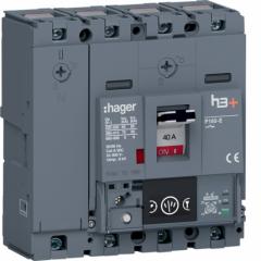 Hager HES041NC h3+ P160 4P4D 40A 70kA Leistungsschalter