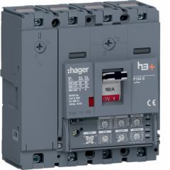 Hager HES161JC h3+ P160 4P4D 160A 70kA Leistungsschalter