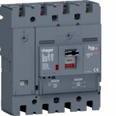 Hager HET101DR h3+ P250 4P4D 100A 70kA Leistungsschalter