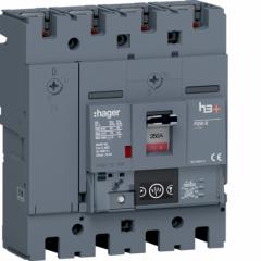 Hager HET251NR h3+ P250 4P4D 250A 70kA Leistungsschalter