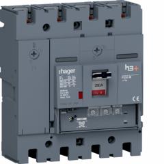 Hager HMT251GR h3+ P250 4P4D 250A 50kA Leistungsschalter