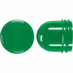Jung 37.06 Schraubhaube flach, für Leuchtmittel mit max. 35 mm Gesamtlänge, Thermoplast, grün