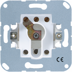 Jung 133.15 Schlüsselschalter ohne Demontageschutz, Taster (Wechsler), 1-pol., 10 A 250 V ~