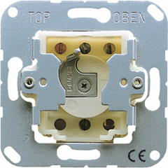 Jung 133.18 Schlüsselschalter mit Demontageschutz, Taster (Wechsler), 1-pol., 10 A 250 V ~