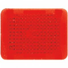 Jung 33NR Kalotte ohne Symbol, lichtdurchlässig, rot