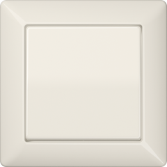 Jung AS590 Wippe 1fach, mit Rahmen, Duroplast, Serie AS, weiß