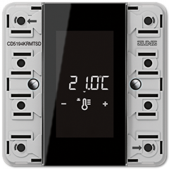 Jung CD5194KRMTSD KNX Kompakt-Raumcontroller-Modul 4fach, F50, Serie CD