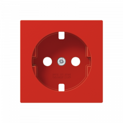 Jung A1520BFPLRT Abdeckung für SCHUKO®-Steckdosen, Thermoplast, Serie AS/A, rot