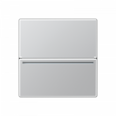 Jung ACARDRFIDAL Hotelcard-Schalter RFID, ohne Symbole, Serie A, aluminium