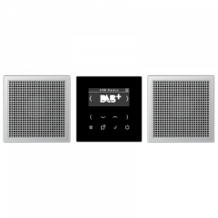 Jung DABAL2 Smart Radio DAB+, Set Stereo, Serie LS, Aluminium