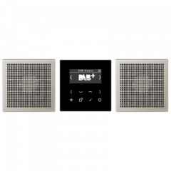 Jung DABES2 Smart Radio DAB+, Set Stereo, Serie LS, Edelstahl