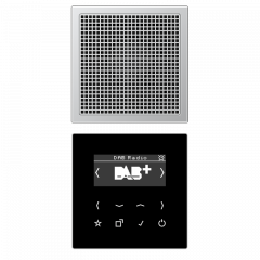 Jung DABAL1 Smart Radio DAB+, Set Mono, Serie LS, Aluminium