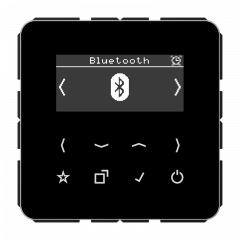 Jung DABCDBTSW Smart Radio DAB+ Bluetooth®, Serie CD, schwarz