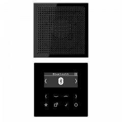 Jung DABLS1BTSW Smart Radio DAB+ Bluetooth®, Set Mono, Serie LS, schwarz