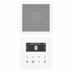 Jung DABLS1BTWW Smart Radio DAB+ Bluetooth®, Set Mono, Serie LS, alpinweiß