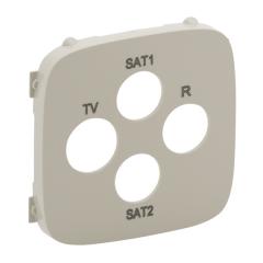 Legrand 754816 Abdeckung Valena Allure TV-R-SAT MW , (beige)