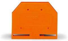 Wago 284-302 orange Abschlussplatte u. Zwischenplatte