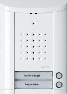 Ritto 1840270 Entravox Türstation Audio, 2 WE, Audio, weiß lackiert