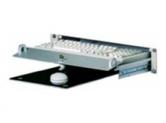 RITTAL 7281035 Tastaturschublade 19 RAL7035 2HE Frontplatte klapp- und abschliessbar