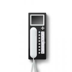 Siedle AHT 870-0 SH/W Access Haustelefon in Schwarz-Hochglanz/Weiß