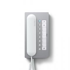 Siedle BTC 850-02 A/W Bus-Telefon Comfort in Aluminium/Weiß
