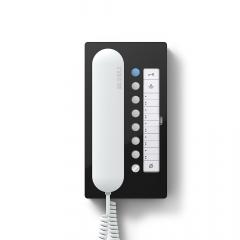 Siedle HTC 811-0 SH/W Haustelefon Comfort in Schwarz-Hochglanz/Weiß