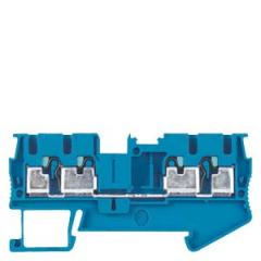 Siemens 8WH6004-0AF01 Durchgangsklemme 2,5qmm blau